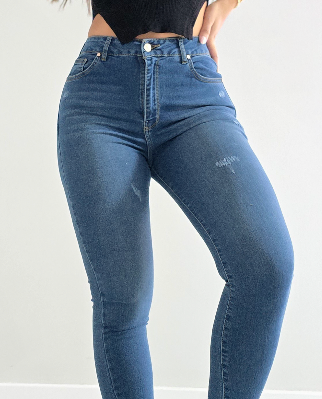Super High Waist Skinny 130407