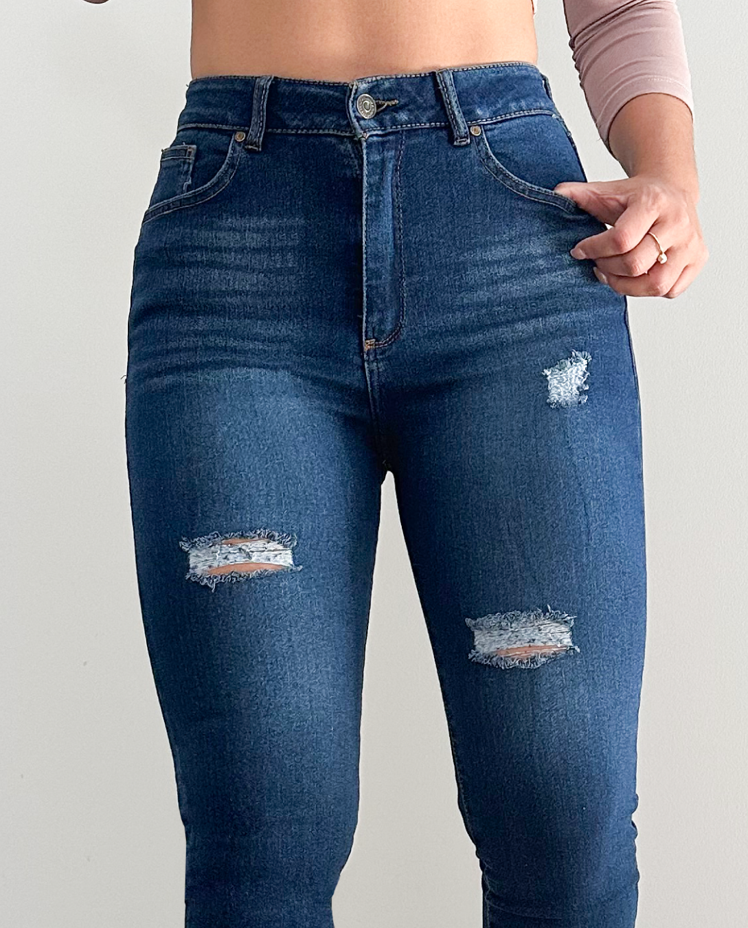 Super High Waist Skinny 130402