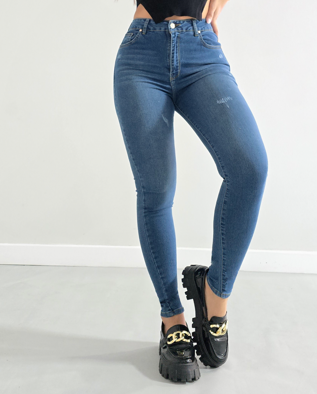 Super High Waist Skinny 130407